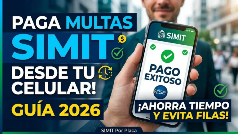 Pago de Multas del SIMIT desde el Celular: Guía 2026