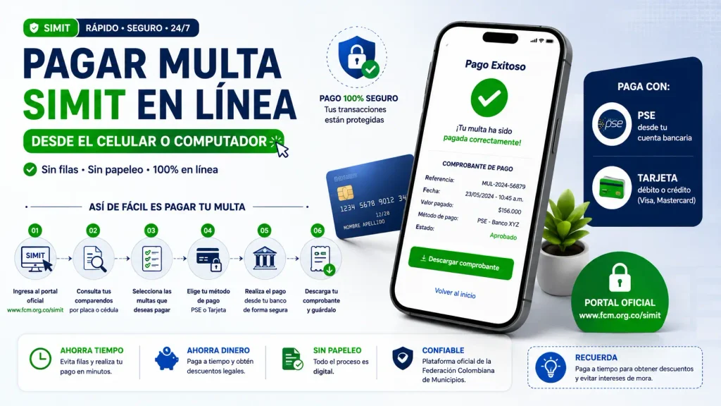 ¿Cómo Pagar una Multa SIMIT en Línea? Guía Fácil Paso a Paso