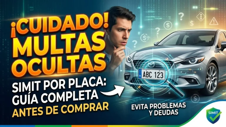 ¿Cómo Consultar Multas en SIMIT por Placa Antes de Caomprar un Carro?