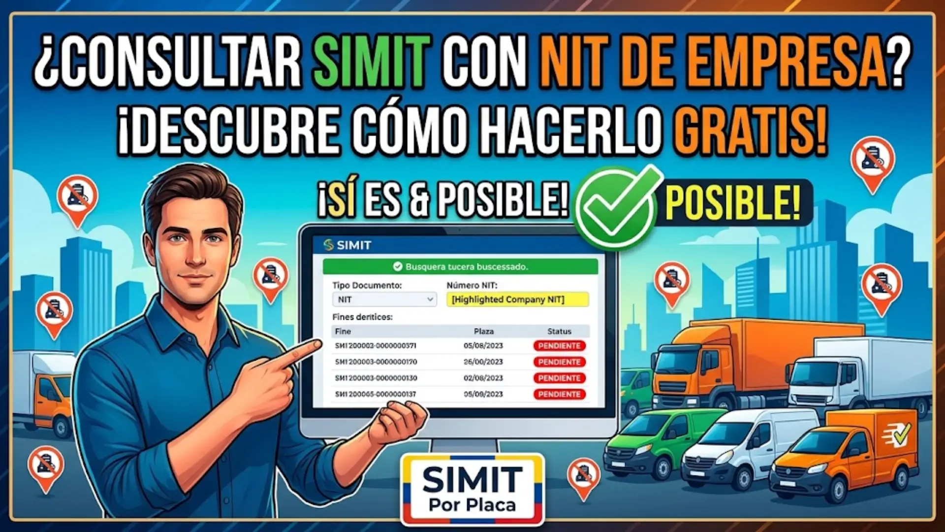 ¿Cómo consultar multas de SIMIT con el NIT de una empresa?