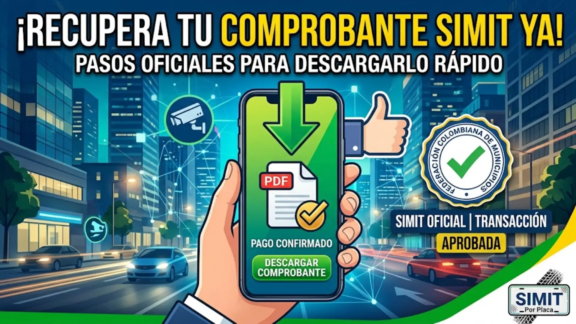 ¿Cómo descargar el comprobante de pago de una multa en SIMIT?