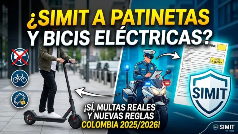 ¿Las Patinetas y Bicicletas Eléctricas Pueden Tener Multas y Aparecer en SIMIT?
