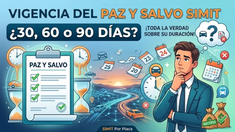 ¿Por Cuánto Tiempo es Válido el Paz y Salvo de SIMIT?