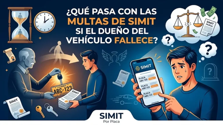 ¿Qué Pasa con las Multas de SIMIT si el Dueño del Vehículo Fallece?