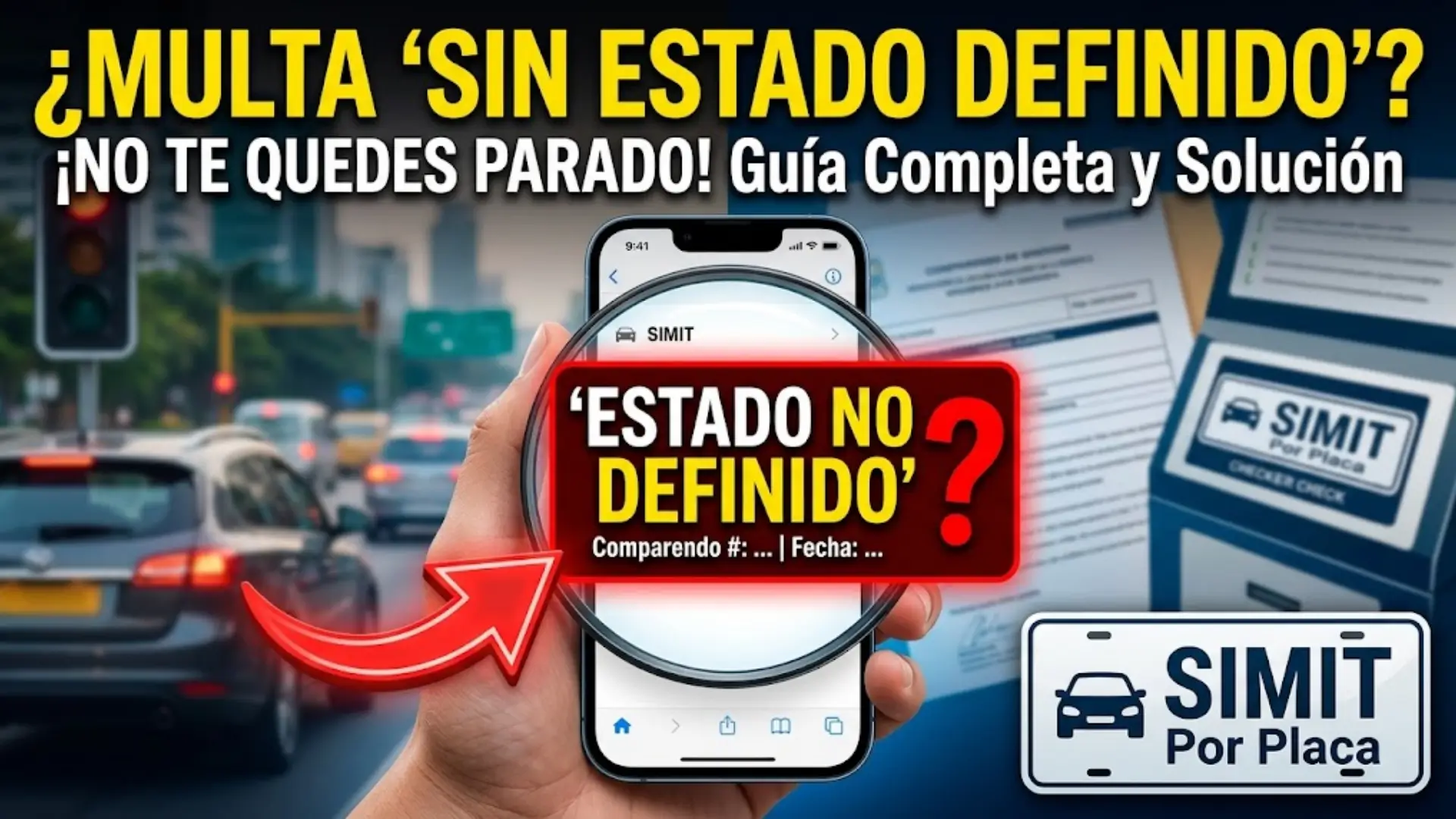 ¿Qué Significa una Multa Sin Estado Definido en SIMIT y Cómo Solucionarla?