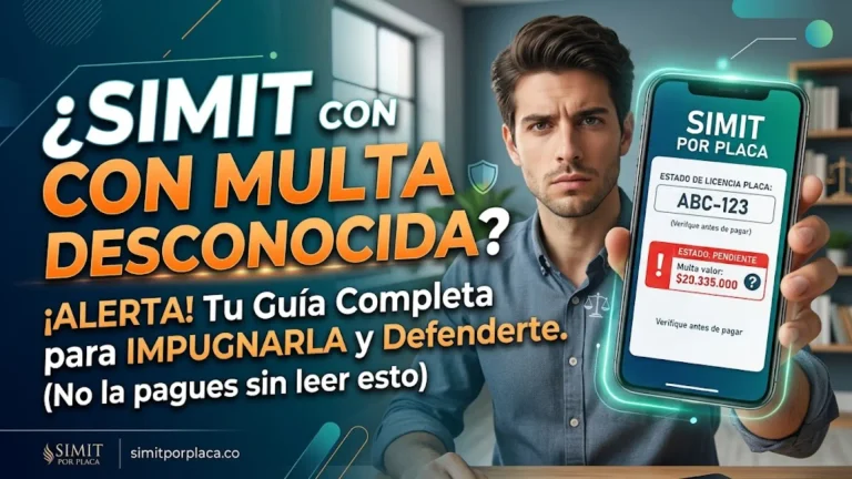 ¿Qué hacer si aparece una multa en SIMIT que no reconoce?