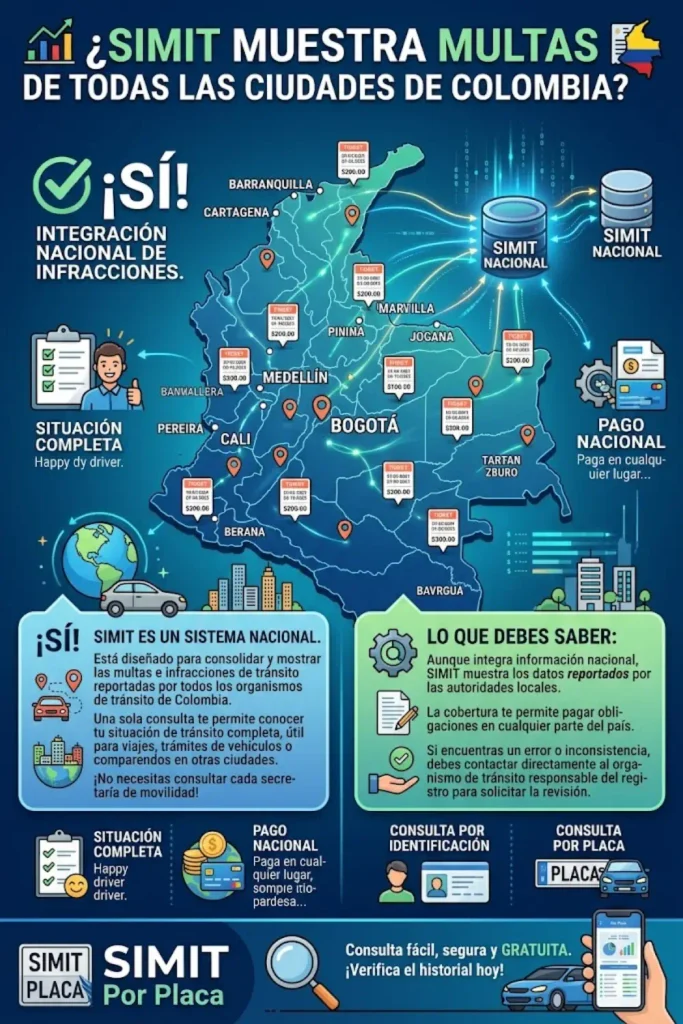 ¿SIMIT Muestra Multas de Todas las Ciudades de Colombia? Esto Debes Saber