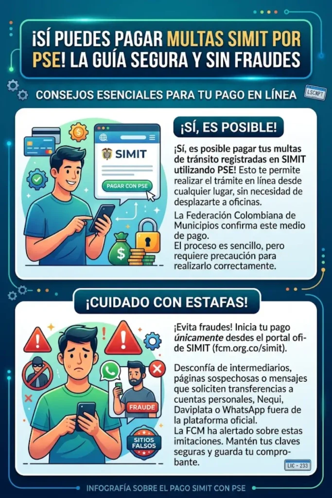 ¿Se puede pagar una multa de SIMIT por PSE? Esto debes saber