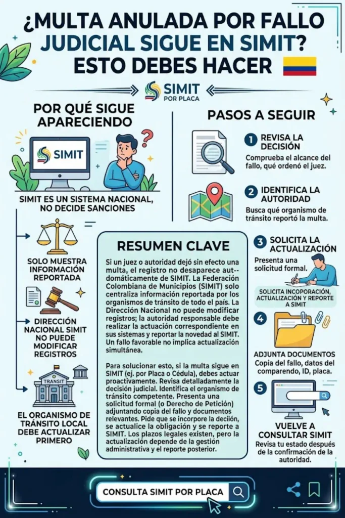 ¿Una Multa Anulada Desaparece de SIMIT? Guía Completa