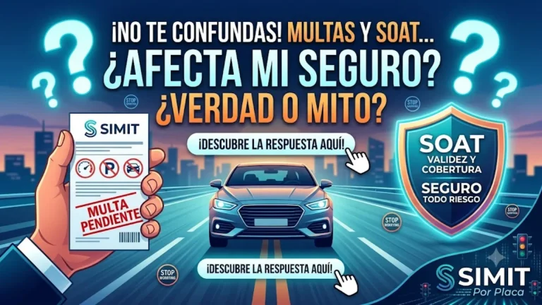 ¿Una Multa de Tránsito Afecta mi SOAT o mi Seguro de Vehículo?